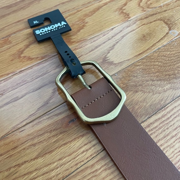 Sonoma Accessories - Sonoma women’s casual Brown Belt with Gold Buckle XL NWT‎